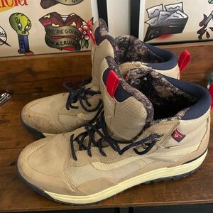 Men's Beige High-Top Sneakers